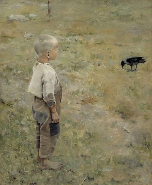 Akseli Gallen-Kallela Boy with a Crow